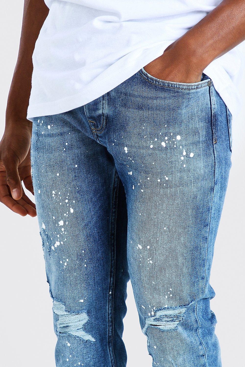 Mens sales glitter jeans